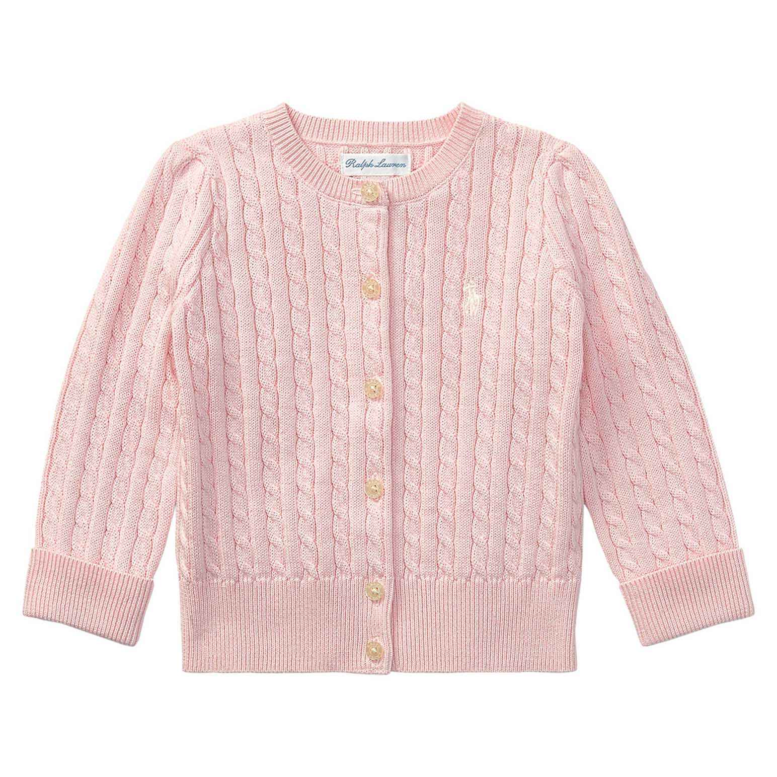 Polo Ralph Lauren Cable-Knit Cotton Cardigan 3-24M